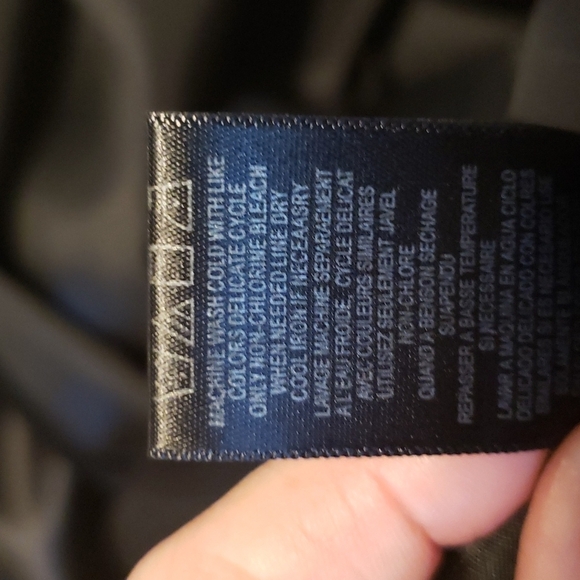 MAX AND CLEO BLACK SATIN SHIFT DRESS WITH BEADED NECKLINE SZ 12 - Picture 15 of 15